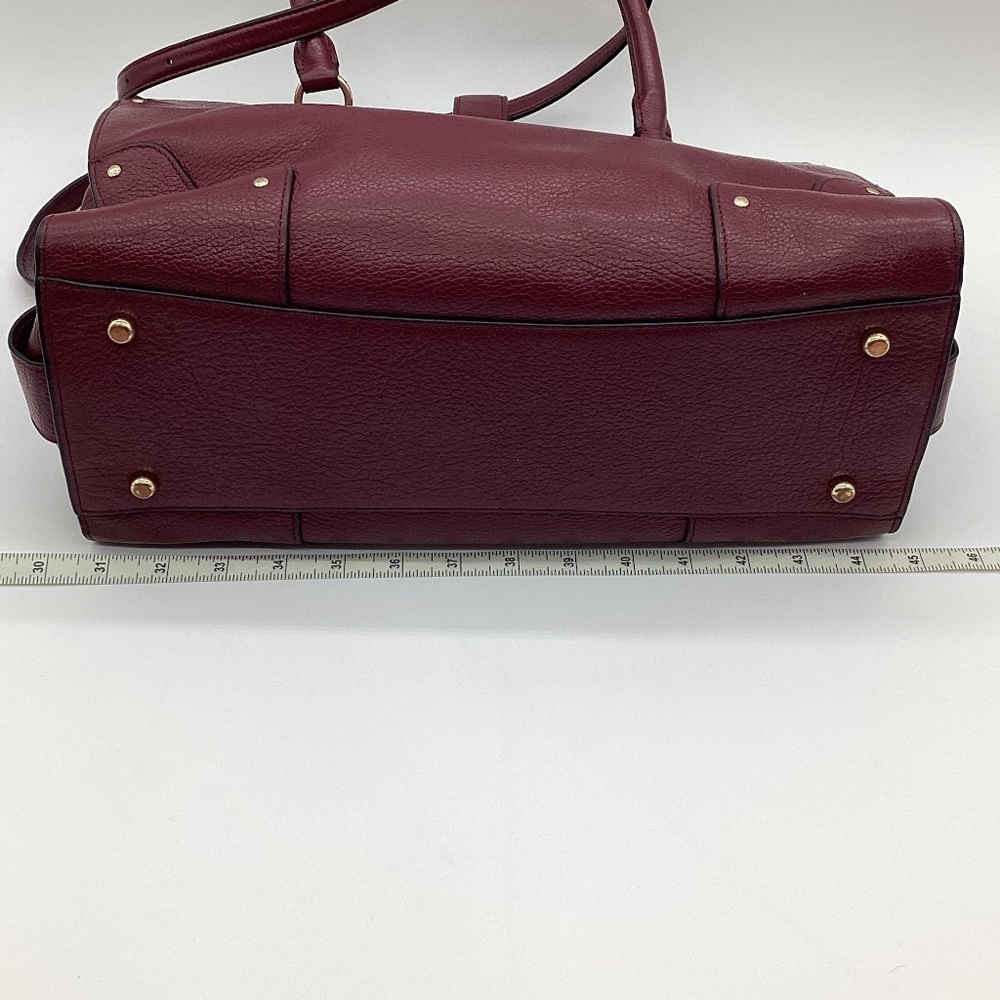 2142. Coach Mercer Satchel / Crossbody True Red Grain Leather EUC - Picture 11 of 12